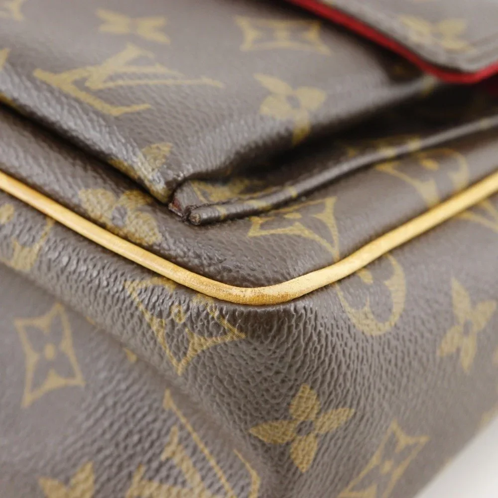 LOUIS VUITTON Authentic Brown Monogram Canvas Shoulder Bag